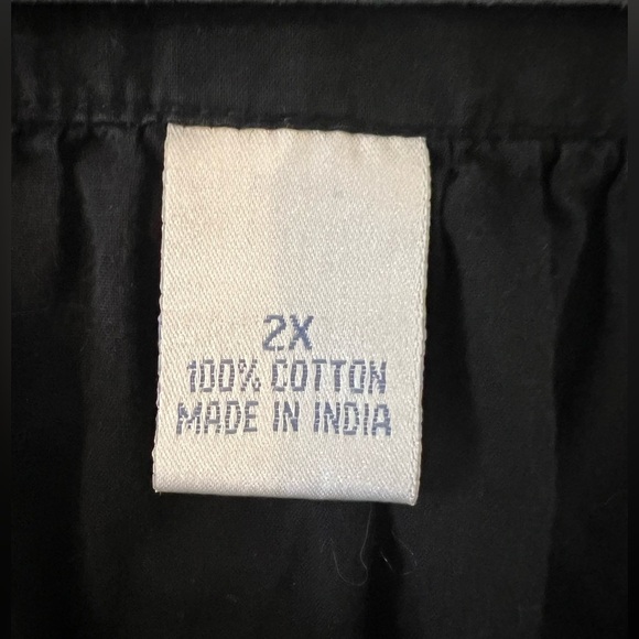 Maggie and Max Black Embroidered Women's Top Size 2X (i116) - Picture 6 of 7